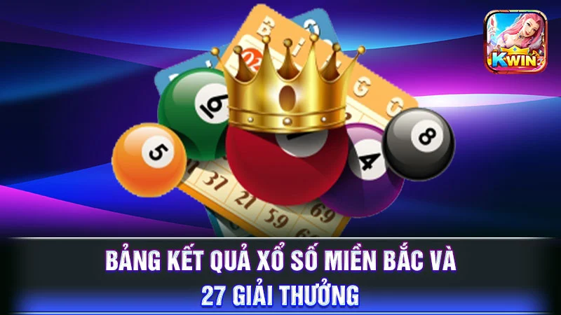 Bảng kết quả xổ số miền Bắc và 27 giải thưởng