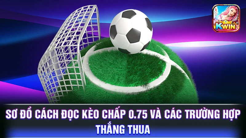  Sơ đồ cách đọc kèo chấp 0.75 và các trường hợp thắng thua
