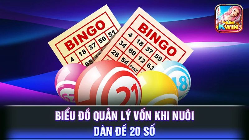 Biểu đồ quản lý vốn khi nuôi dàn đề 20 số