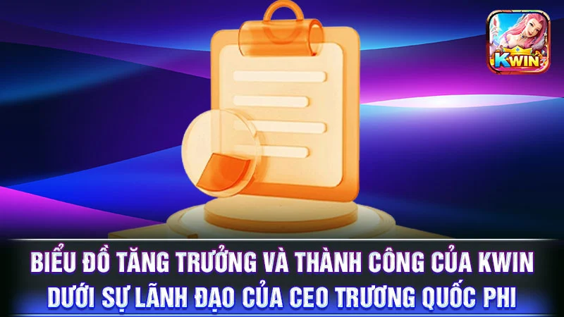  Biểu đồ tăng trưởng và thành công của KWIN dưới sự lãnh đạo của CEO Trương Quốc Phi